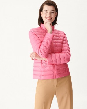 Pink JOTT Cha Lightweight Women's Padded Jackets | GRK-3363