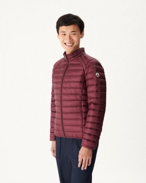 Purple JOTT Eggplant Mat Light Men's Padded Jackets | BLG-7965