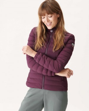 Purple JOTT Jade Lightweight Women's Padded Jackets | UOS-4650