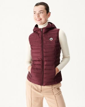 Purple JOTT Mali Light Sleeveless Women's Down Jackets | MWH-5867