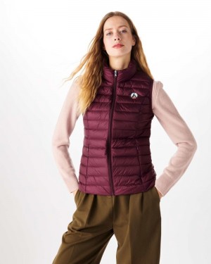 Purple JOTT Seda Light Sleeveless Women's Down Jackets | VQO-1615