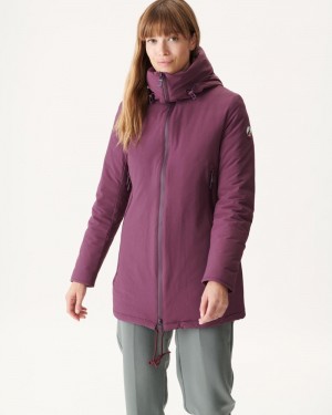 Purple JOTT Siberian Hooded Women's Puffer Jackets | OCM-2302