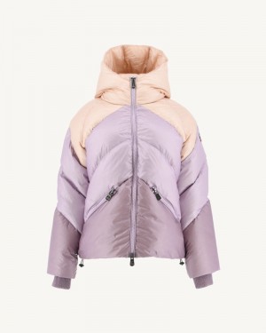 Purple JOTT Stellar Grand Cold Hooded Women's Down Jackets | VIL-8686