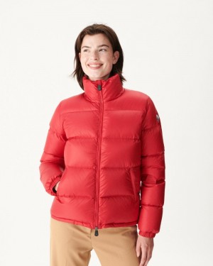 Red JOTT Cardiff Extreme Cold Quilted Women's Down Jackets | ZSQ-0045