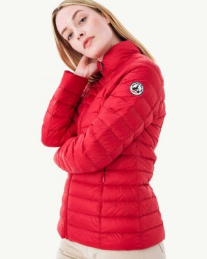 Red JOTT Cha Lightweight Women's Padded Jackets | QJA-2470