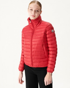 Red JOTT Louisa Lightweight Women's Padded Jackets | QPD-8343