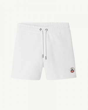 White JOTT Barcelona Organic Cotton Women's Shorts | ZML-3968