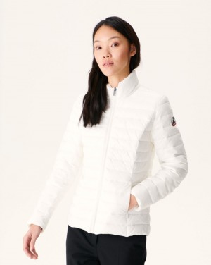 White JOTT Blanc Cha Lightweight Women's Padded Jackets | ABG-6851