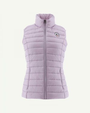 light purple JOTT Seda Lightweight Sleeveless Women's Down Jackets | FDP-6195