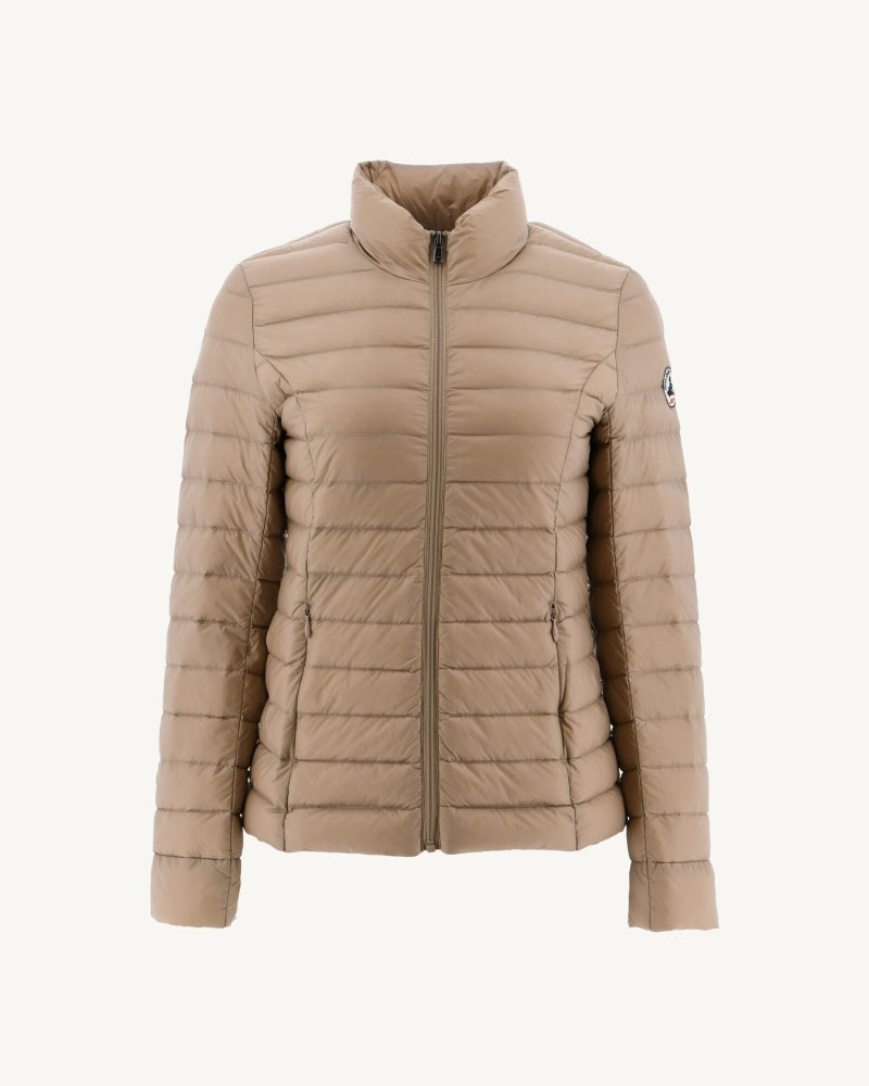 Beige JOTT Cha Light Women's Down Jackets | DWJ-2493