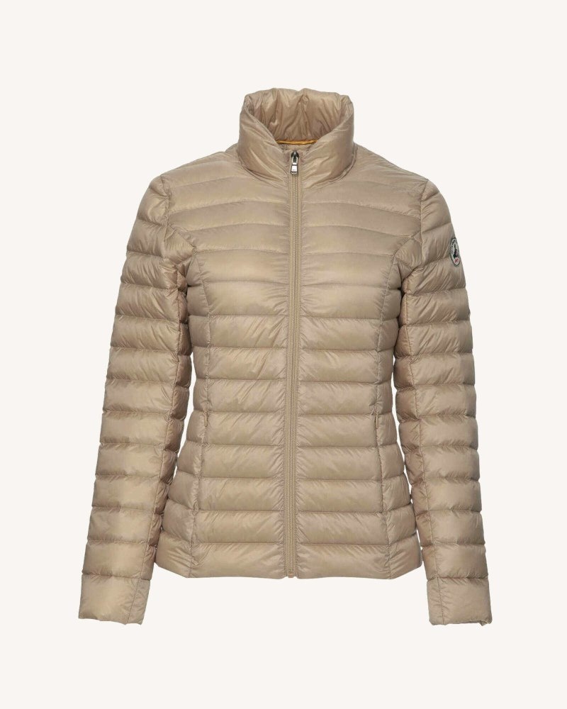 Beige JOTT Cha Lightweight Women\'s Down Jackets | QGZ-8770