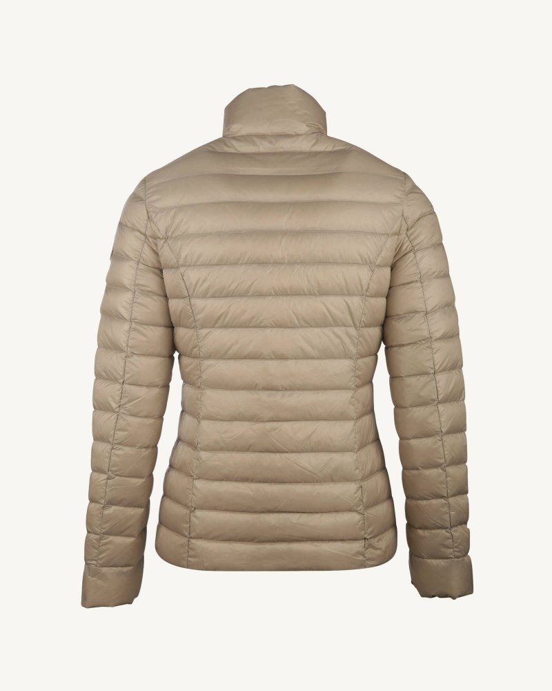 Beige JOTT Cha Lightweight Women's Down Jackets | XGI-3387