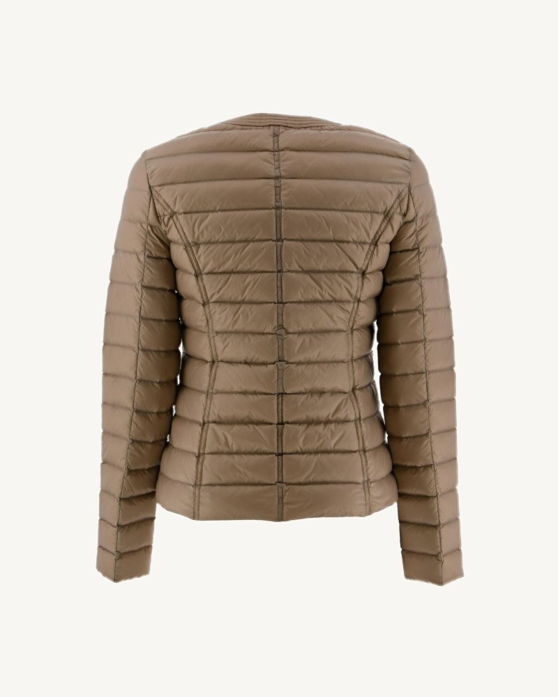 Beige JOTT Douda Light Women's Down Jackets | ZZH-7360