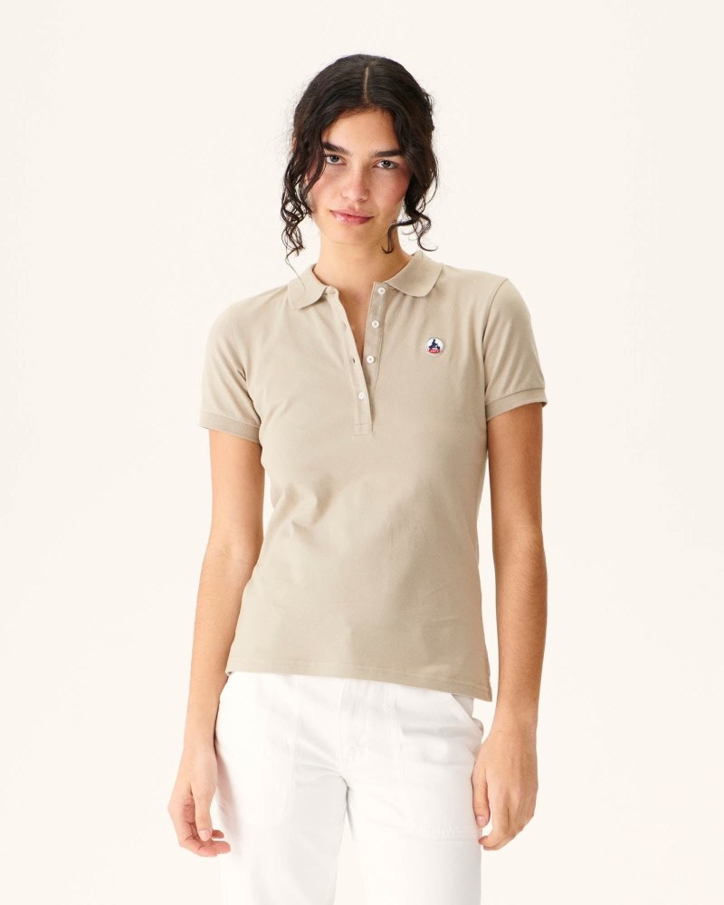 Beige JOTT Franca Beige Women\'s Polo Shirts | RZP-6107