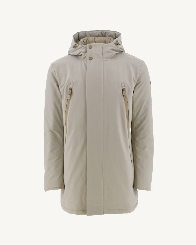 Beige JOTT Iceberg Beige Men's Down Jackets | NPJ-9732