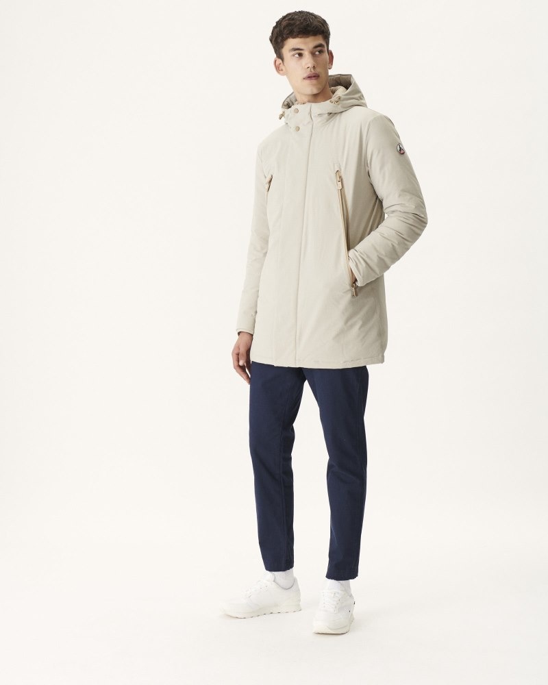 Beige JOTT Iceberg Beige Men's Down Jackets | NPJ-9732