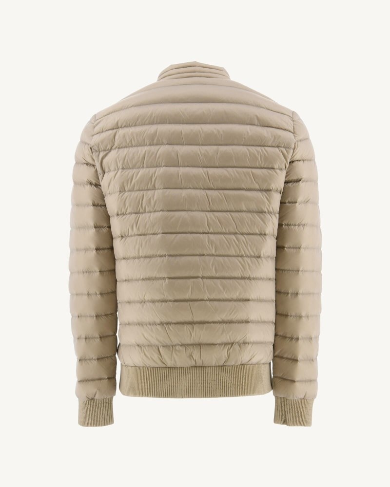 Beige JOTT Light Men's Down Jackets | CXQ-1477