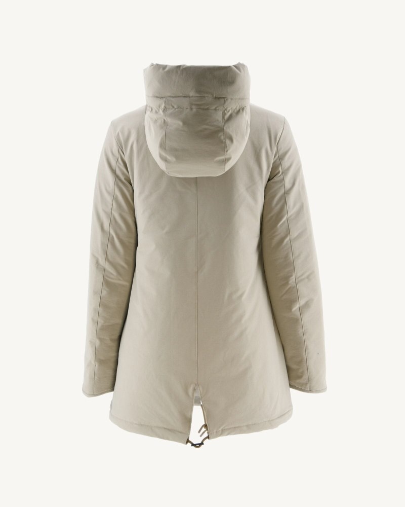 Beige JOTT Siberian Hooded Women's Puffer Jackets | BJX-1268