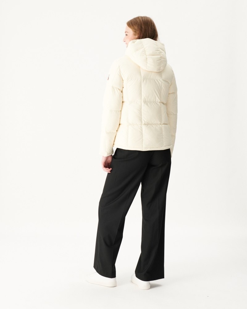 Beige / Off-White JOTT Victoria Reversible Great Cold Women's Down Jackets | GLD-8645