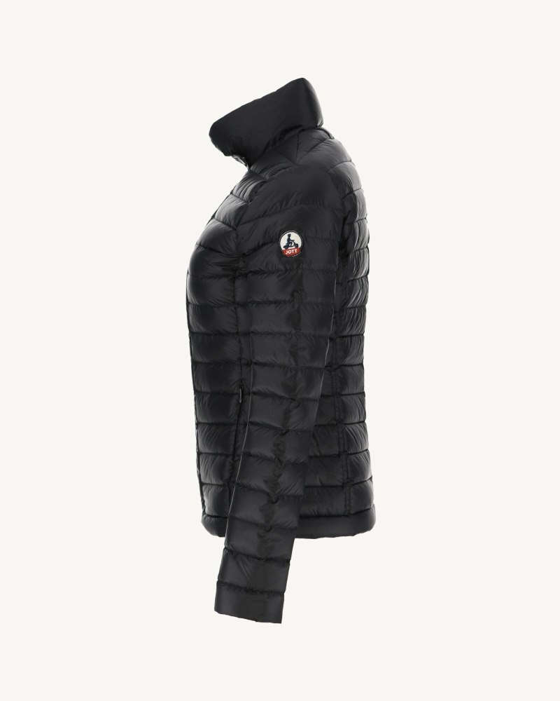 Black JOTT Anna Light Women's Down Jackets | IGR-9064