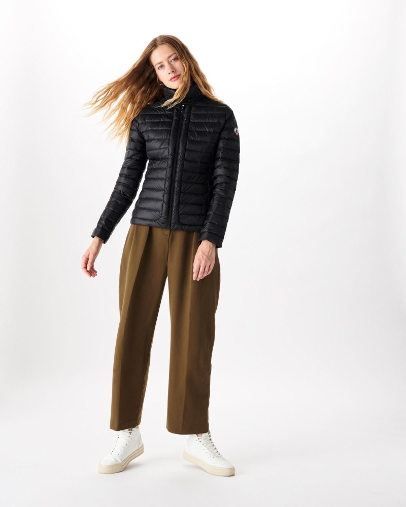 Black JOTT Anna Light Women's Down Jackets | IGR-9064