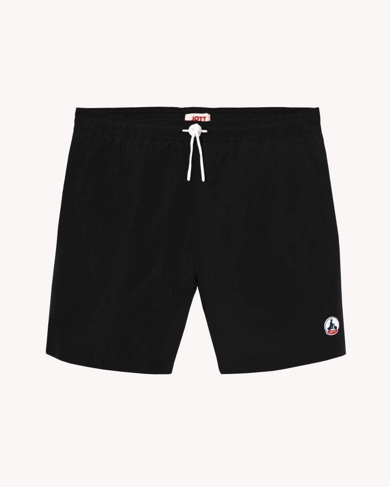 Black JOTT Biarritz Men's Swim Shorts | PBM-2047