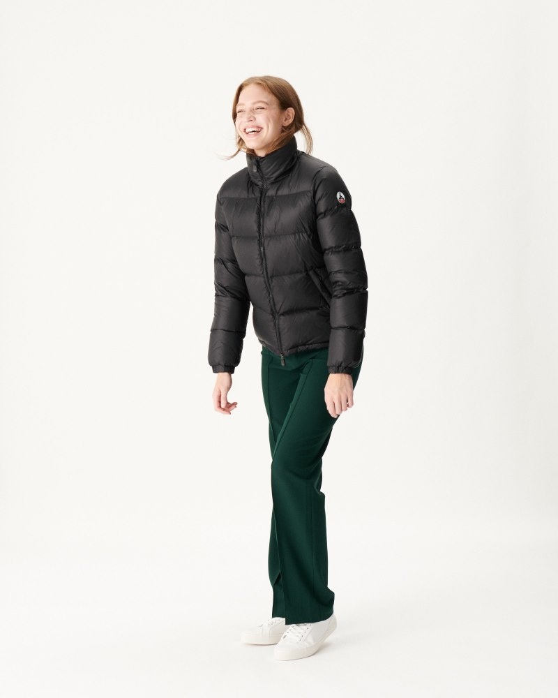 Black JOTT Cardiff Extreme Cold Quilted Women's Down Jackets | MVE-0543