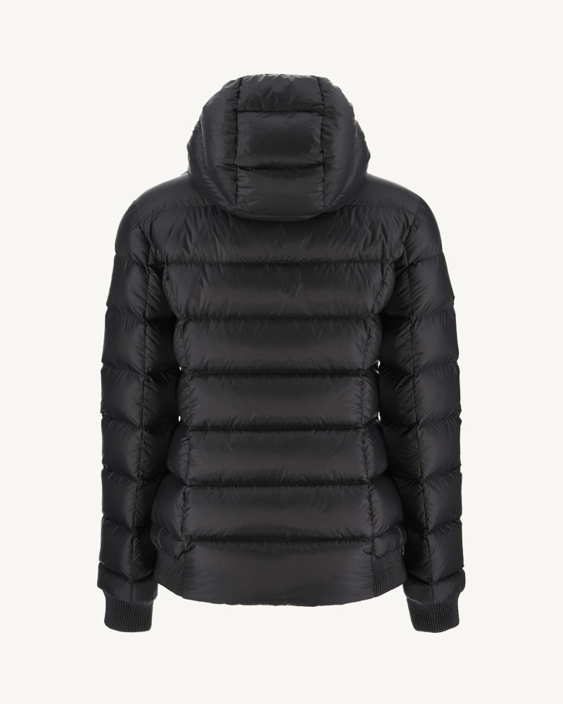 Black JOTT Celine Great Cold Hooded Women's Down Jackets | MVB-8432