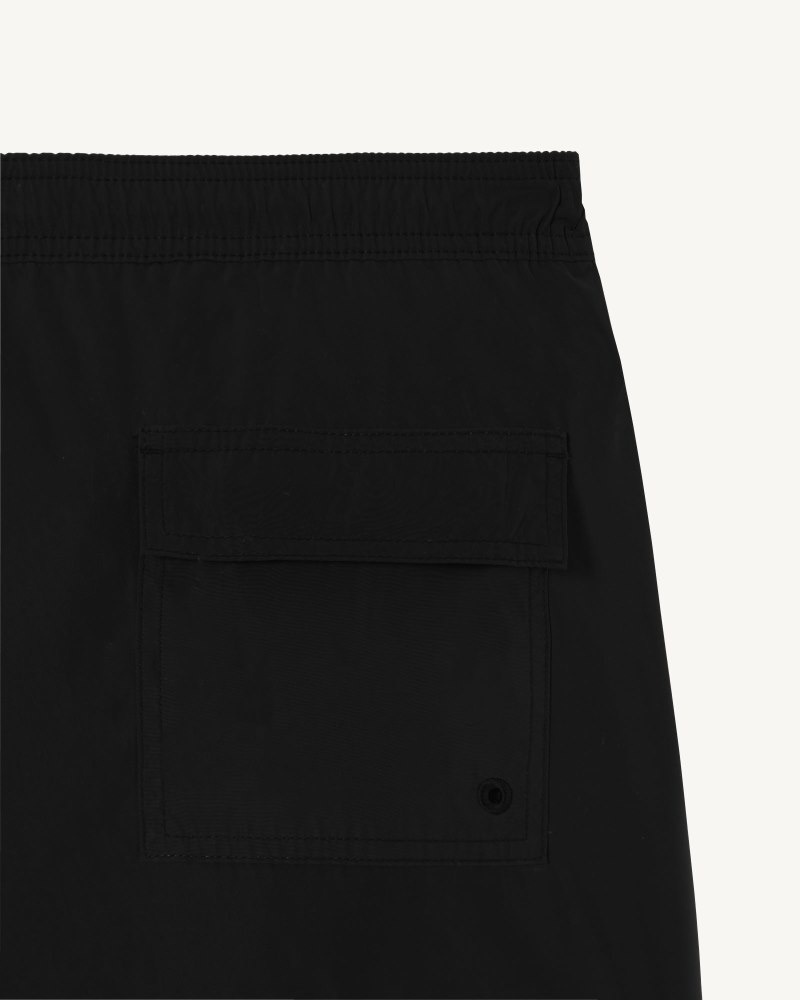 Black JOTT Deauville Men's Swim Shorts | DIV-3061