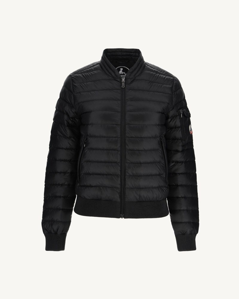 Black JOTT Emmy Lightweight Women's Padded Jackets | ROM-6017