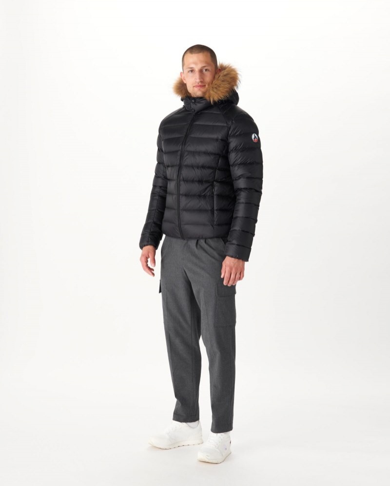 Black JOTT Extreme Cold Prestige Men's Down Jackets | ZBD-2158