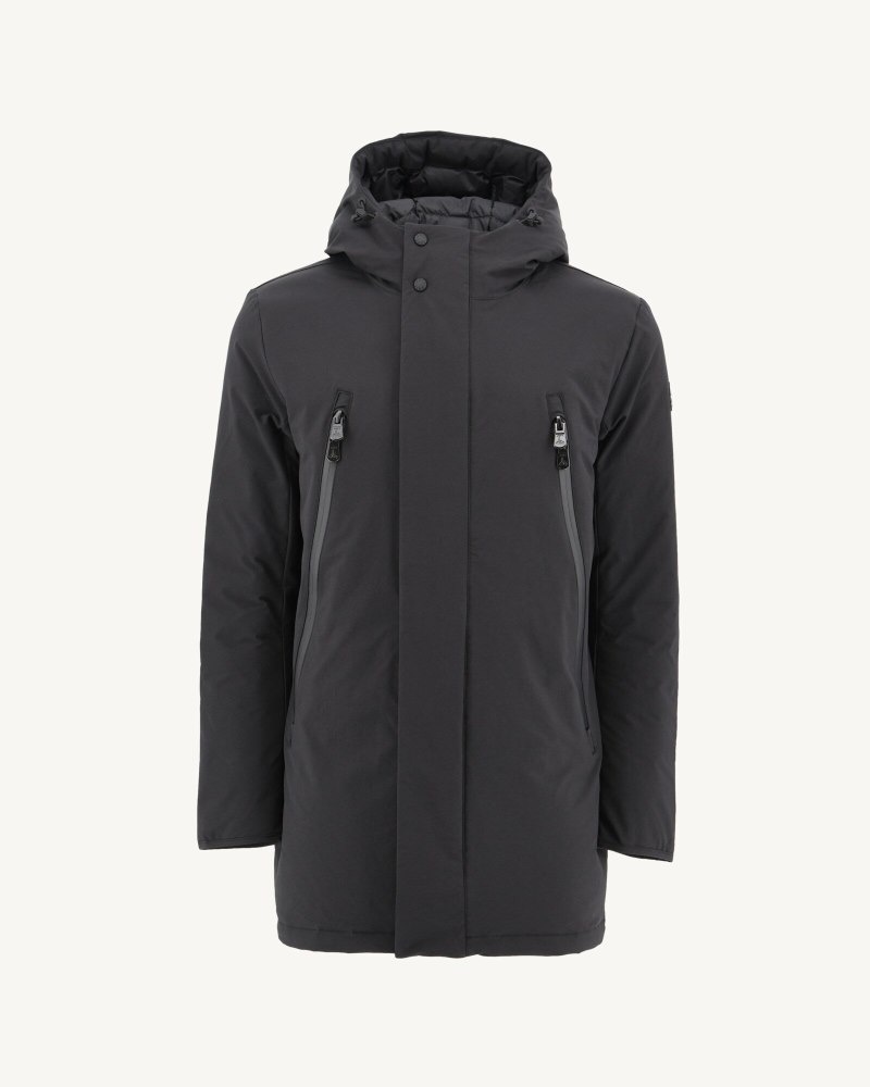 Black JOTT Iceberg Black Men's Puffer Jackets | JIZ-9714