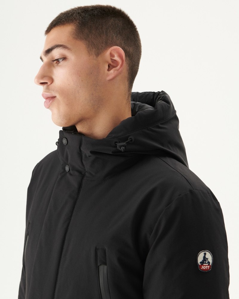 Black JOTT Iceberg Black Men's Puffer Jackets | JIZ-9714