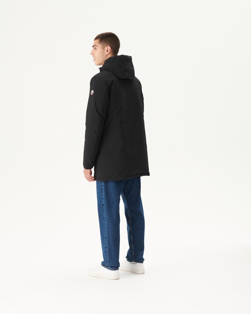 Black JOTT Iceberg Black Men's Puffer Jackets | JIZ-9714