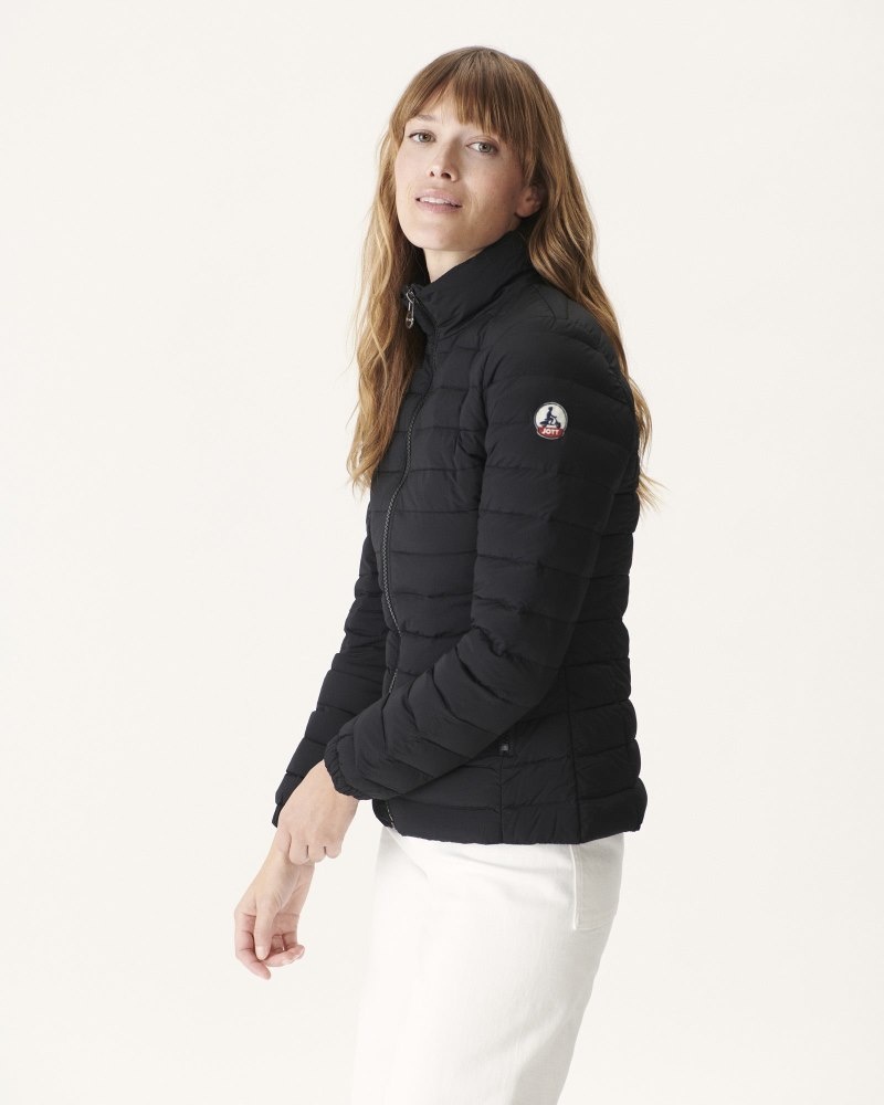 Black JOTT Jade Lightweight Women's Padded Jackets | ISO-7505