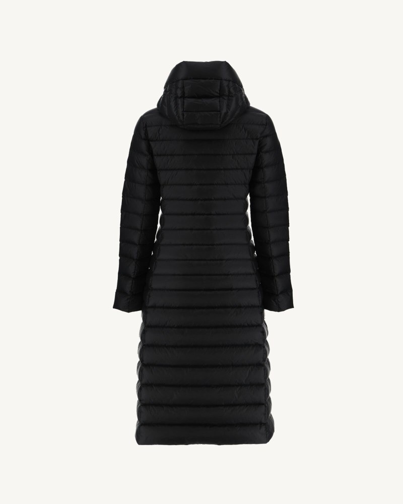 Black JOTT Laurie Long And Light Women's Padded Jackets | WDD-8656