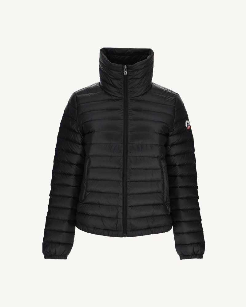 Black JOTT Louisa Light Women's Down Jackets | RJP-8555