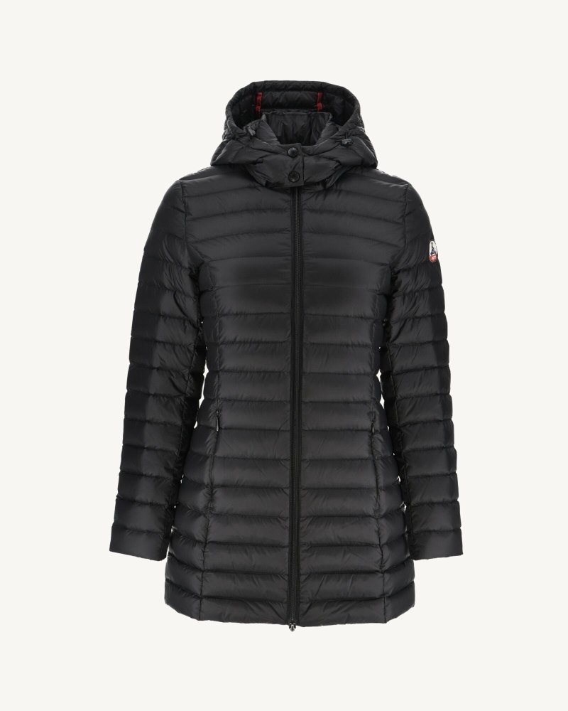 Black JOTT Nour Hooded Women\'s Puffer Jackets | HMM-5208