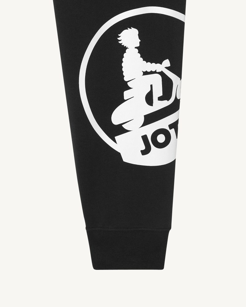 Black JOTT Recycled Cotton Moledo Men's Jogger | EEZ-7067