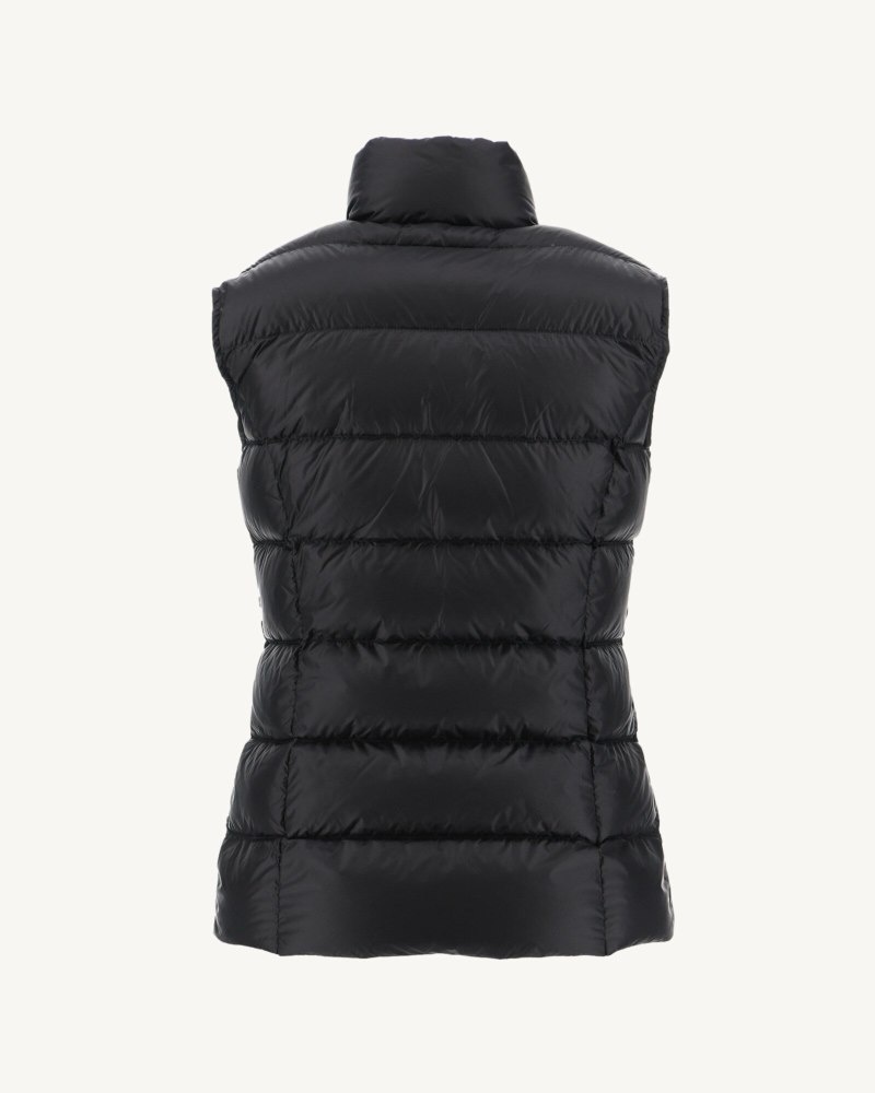 Black JOTT Sab Great Cold Sleeveless Women's Down Jackets | CVI-1619