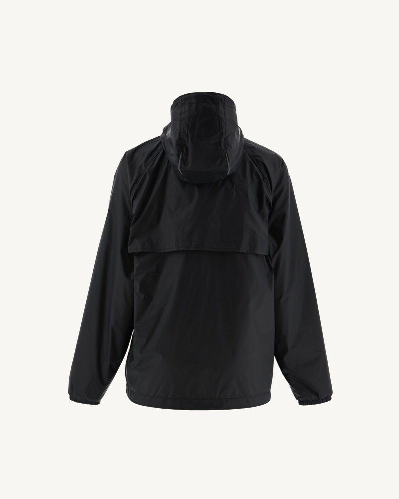 Black JOTT Scirocco Hooded Women's Windbreaker | UEP-8686