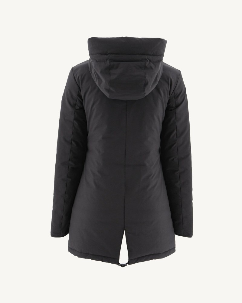 Black JOTT Siberian Hooded Women's Down Jackets | KKY-9110