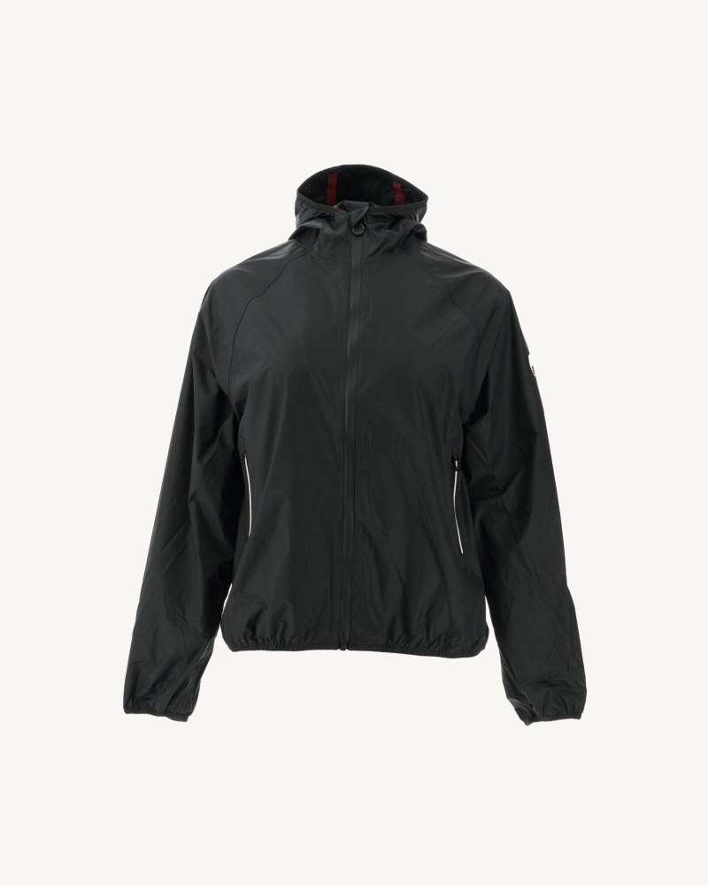 Black JOTT Singapore Packable Waterproof Women's Jackets | CKX-4150