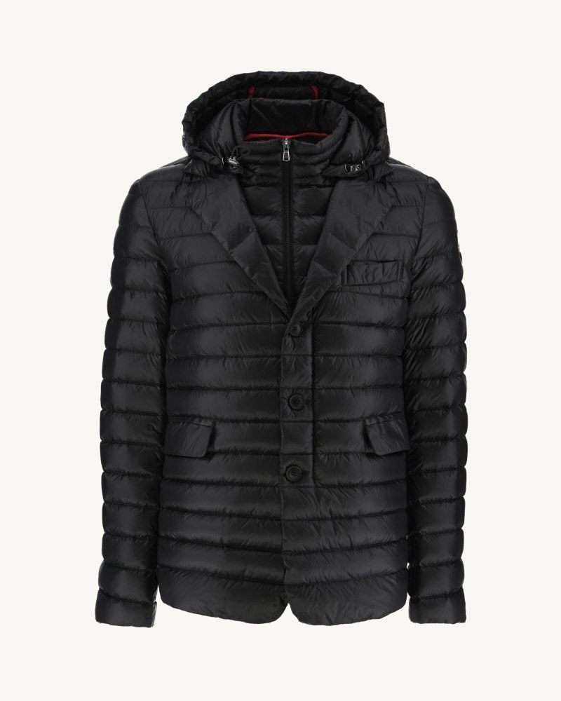 Black JOTT Valentine Men's Down Jackets | EFU-4128