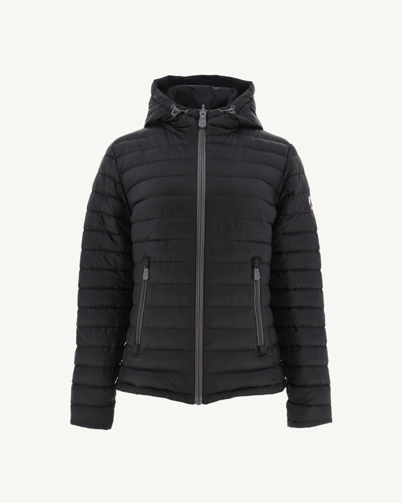 Black JOTT Vienna Reversible Women's Down Jackets | OHS-9426