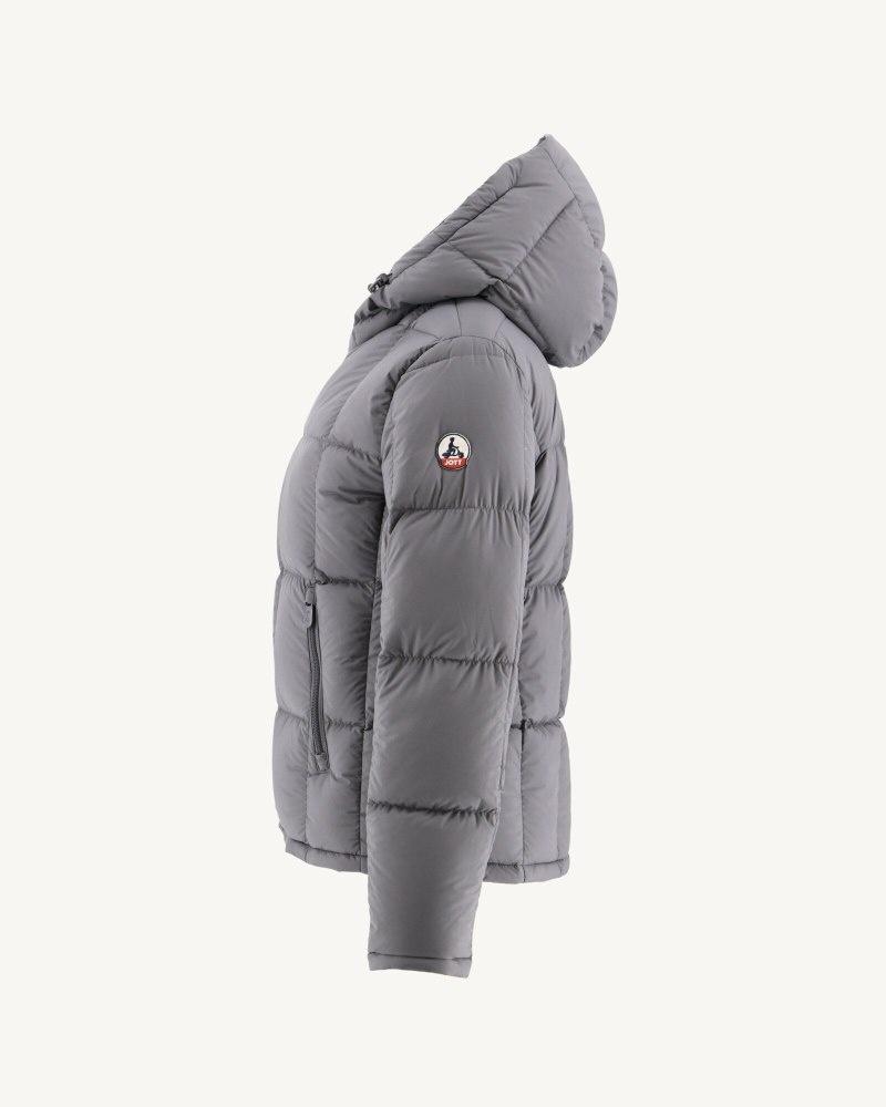 Black / Deep Grey JOTT Victoria Reversible Great Cold Women's Down Jackets | XNW-5584