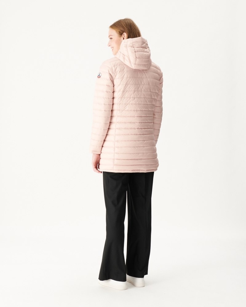 Black / Light Pink JOTT Moscow Reversible Women's Down Jackets | HEC-2233