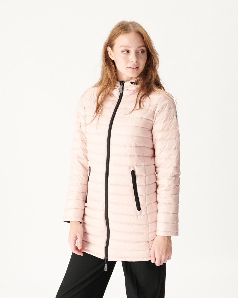 Black / Light Pink JOTT Moscow Reversible Women's Down Jackets | HEC-2233