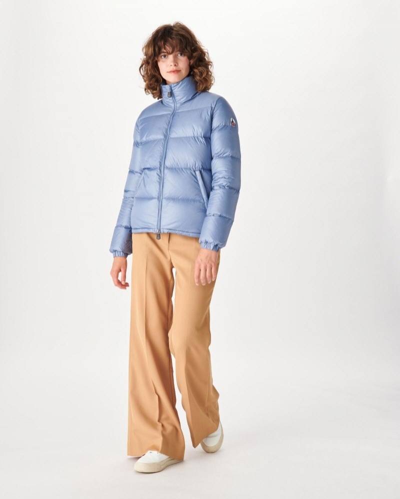 Blue JOTT Cardiff Great Cold Quilted Women's Down Jackets | LCP-7276