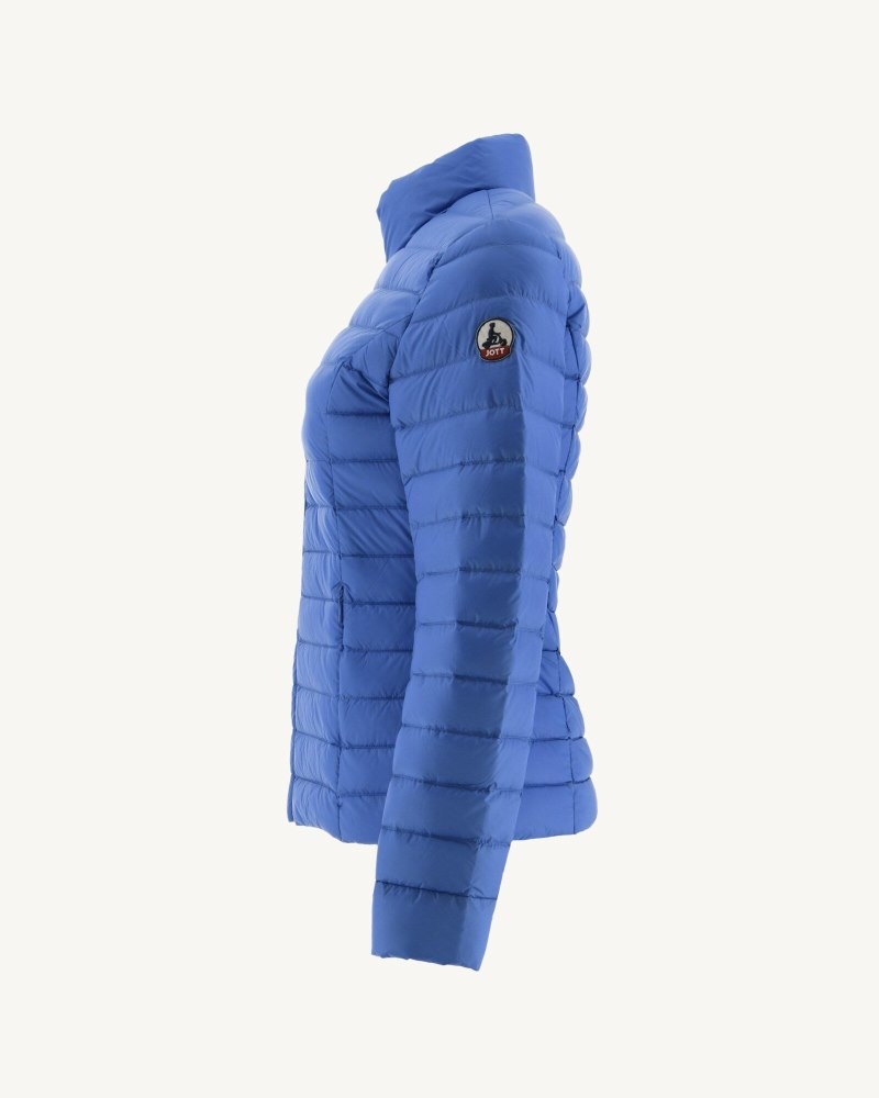 Blue JOTT Cha Lightweight Women's Down Jackets | NVL-8847